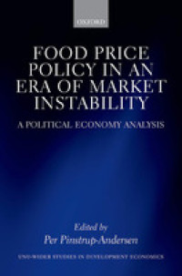 Image of Food price policy in an era of market instability :a political economy analysis