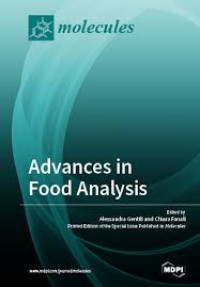 Image of Advances in food analysis
