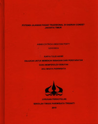 Image of POTENSI JAJANAN PASAR TRADISIONAL DI DAERAH CONDET JAKARTA TIMUR