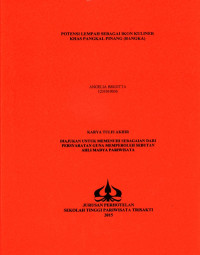 Image of POTENSI LEMPAH SEBAGAI IKON KULINERKHAS PANGKAL PINANG (BANGKA)