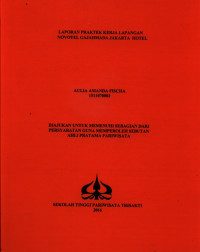 Image of LAPORAN PRAKTEK KERJA LAPANGANNOVOTEL GAJAHMADA JAKARTA HOTEL