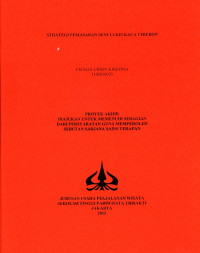 Image of STRATEGI PEMASARAN SENI LUKIS KACA CIREBON