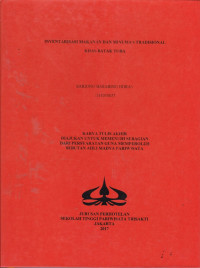 Image of INVENTARISASI MAKANAN DAN MINUMAN TRADISIONAL KHAS BATAK TOBA