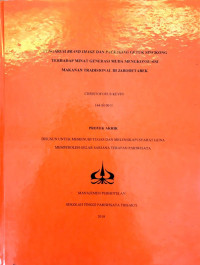 Image of Pengaruh Brand Image dan Packaging Getuk Singkong Terhadap Minat Generasi Muda Mengkonsumsi Makanan Tradisional di Jabodetabek