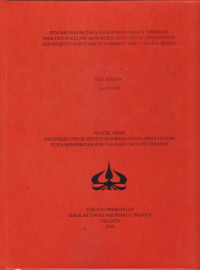 Image of PENGARUH KOMUNIKASI BAHASA MANDARIN TERHADAP EFEKTIFITAS KELANCARAN KERJA OPERATIONAL FRONT OFFICE DEPARTMENT COURTYARD BY MARRIOTT BALI NUSA DUA RESORT
