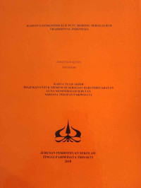 Image of KAJIAN GASTRONOMI KUE PUTU DORONG SEBAGAI KUE TRADISIONAL INDONESIA