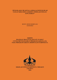 Image of PENGOLAHAN BUAH PALA SEBAGAI POTENSI BUAH TANGAN KHAS DESA SAKERTA TIMUR, KUNINGAN-JAWA BARAT
