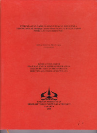 Image of PEMANFAATAN HASIL OLAHAN UBI KAYU KHUSUSNYA TEPUNG MOCAF (Modified Cassava Flour) SEBAGAI BAHAN DASAR PEMBUATAN KUE BROWNIES