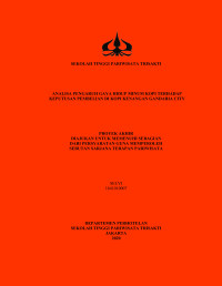 Image of ANALISA PENGARUH GAYA HIDUP MINUM KOPI TERHADAP
KEPUTUSAN PEMBELIAN DI KOPI KENANGAN GANDARIA CITY