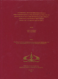 Image of ANALISIS PENGARUH PARTISIPASI MASYARAKAT,  PERAN PEMERINTAH DESA, JUMLAH KUNJUNGAN WISATAWAN, DAN PENDAPATAN DESA DARI PENGELOLAAN DESA WISATA TERHADAP KESEJAHTERAAN MASYARAKAT  DI DESA WISATA CIBUNTU DAN CITUNDUN