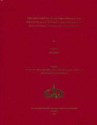 Image of THE INFLUENCE OF BRAND PERFORMANCE AND SERVICE QUALITY TOWARDS GUEST DECISION TO STAY AT FOUR-STARS HOTEL IN TANGERANG
