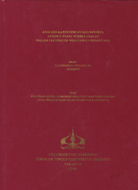 Image of ANALISIS KEPENTINGAN DAN KINERJA ATRIBUT PUSAT PERBELANJAAN DALAM PERSPEKTIF WISATAWAN NUSANTARA