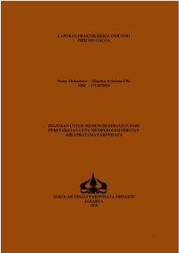 Image of LAPORAN PRAKTIK KERJA INDUSTRI PIPILTIN COCOA