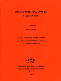 Image of LAPORAN PRAKTEK KERJA LAPANGAN DI VESSA CATERING