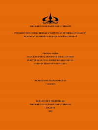 Image of PENGARUH MINAT BELI TERHADAP KEPUTUSAN PEMBELIAN PADA
KOPI KENANGAN DI JAKARTA DI MASA PANDEMI COVID-19