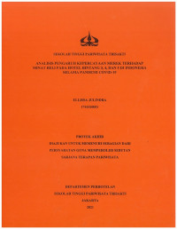 Image of ANALISIS PENGARUH KEPERCAYAAN MEREK TERHADAP MINAT BELI PADA HOTEL BINTANG 3, 4, DAN 5 DI INDONESIA SELAMA PANDEMI COVID-19