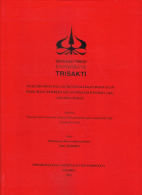 Image of ANALISIS SWOT DALAM MENINGKATKAN PENJUALAN PADA MASA PEMBERLAKUAN PPKM DI WOTISH CAFÉ, JAKARTA BARAT