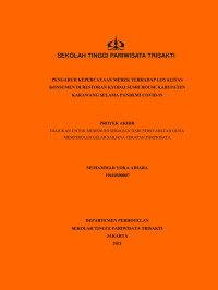 Image of PENGARUH KEPERCAYAAN MEREK TERHADAP LOYALITAS 
KONSUMEN DI RESTORAN KYODAI SUSHI HOUSE KABUPATEN 
KARAWANG SELAMA PANDEMI COVID-19