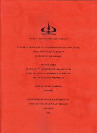 Image of PENGARUH PENERAPAN SOP (STANDARD OPERATING PROCEDURE) TERHADAP KINERJA KARYAWAN DI DELORET CAFÉ JAKARTA