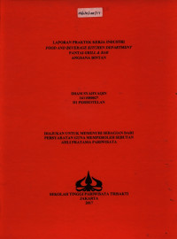 Image of LAPORAN PRAKTEK KERJA INDUSTRIFOOD AND BEVERAGE KITCHEN DEPARTMENTPANTAI GRILL & BARANGSANA BINTAN