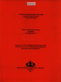 Image of LAPORAN PRAKTEK KERJA INDUSTRIGRANDLAGOI VILLAGEDI MAIN KITCKEN