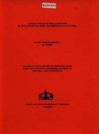 Image of LAPORAN PRAKTEK KERJA INDUSTRIDI KITCHEN HOTEL MERCURE SERPONG ALAM SUTERA