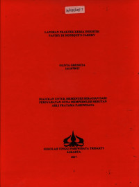 Image of LAPORAN PRAKTEK KERJA INDUSTRIPASTRY DI MONIQUE’S CAKERY