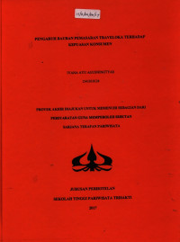 Image of PENGARUH BAURAN PEMASARAN TRAVELOKA TERHADAPKEPUASAN KONSUMEN