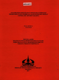 Image of ANALISIS PENGARUH BAURAN PEMASARAN TERHADAP PROSES KEPUTUSAN PEMBELIAN OLEH KONSUMEN REPEAT COFFEE AND KITCHEN JAKARTA