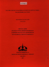 Image of UJI COBA TEPUNG TALAS SEBAGAI SUBTITUSI TEPUNG TERIGU DALAM PEMBUATAN UDON