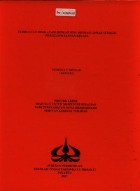 Image of PEMBUATAN OPOR AYAM DENGAN SUSU RENDAH LEMAK SEBAGAI PENGGANTI SANTAN KELAPA