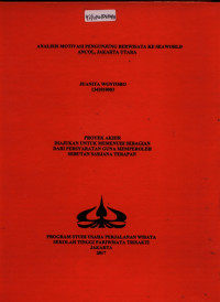 Image of ANALISIS MOTIVASI PENGUNJUNG BERWISATA KE SEAWORLD ANCOL, JAKARTA UTARA