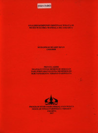Image of ANALISIS KOMPONEN DESTINASI WISATA DI MUSEUM SATRIA MANDALA DKI JAKARTA