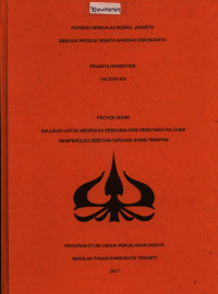 Image of POTENSI GEREJA KATEDRAL JAKARTASEBAGAI PRODUK WISATA WARISAN DAN BUDAYA