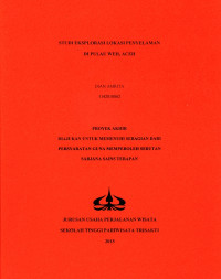 Image of STUDI EKSPLORASI LOKASI PENYELAMAN DI PULAU WEH, ACEH