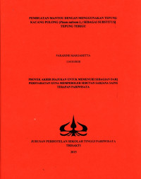 Image of PEMBUATAN MANTOU DENGAN MENGGUNAKAN TEPUNG KACANG POLONG(Pisum sativum L.) SEBAGAI SUBSTITUSI TEPUNG TERIGU