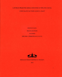 Image of LAPORAN PRAKTEK KERJA INDUSTRI DI PIPILTIN COCOACHOCOLATE FACTORY & RESTAURANT