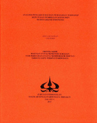 Image of ANALISIS PENGARUH BAURAN PEMASARAN TERHADAP KEPUTUSAN PEMBELIAN DI BITS