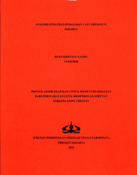 Image of ANALISIS STRATEGI PEMASARAN CAFÉ DRINKSUM JAKARTA