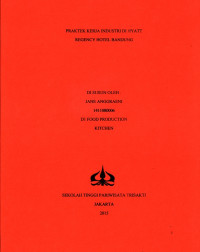 Image of PRAKTEK KERJA INDUSTRI DI HYATTREGENCY HOTEL BANDUNG