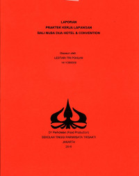 Image of LAPORANPRAKTEK KERJA LAPANGAN BALI NUSA DUA HOTEL & CONVENTION