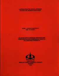 Image of LAPORAN PRAKTIK KERJA LAPANGANHOLIDAY INN JAKARTA KEMAYORAN