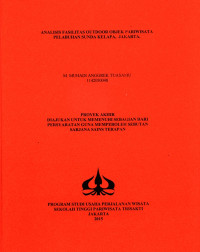 Image of ANALISIS FASILITAS OUTDOOR OBJEK PARIWISATA PELABUHAN SUNDA KELAPA, JAKARTA.