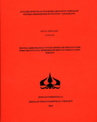 Image of ANALISIS HUBUNGAN STANDARD GROOMING TERHADAP KINERJA RESEPSIONIS DI NOVOTEL TANGERANG