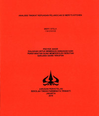 Image of ANALISIS TINGKAT KEPUASAN PELANGGAN DI MERY'S KITCHEN