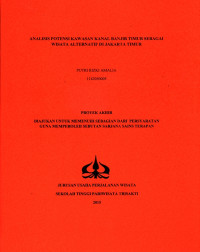 Image of ANALISIS POTENSI KAWASAN KANAL BANJIR TIMUR SEBAGAIWISATA ALTERNATIF DI JAKARTA TIMUR