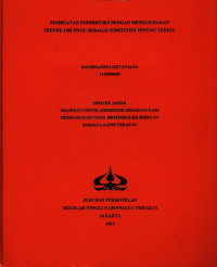 Image of PEMBUATAN POFFERTJES DENGAN MENGGUNAKAN TEPUNG UBI UNGU SEBAGAI SUBSTITUSI TEPUNG TERIGU
