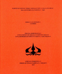 Image of Subtitusi Tepung Terigu Dengan Tepung Kacang Hijau Dalam Pembuatan Sponge Cake
