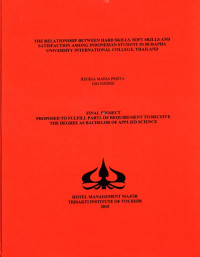 Image of THE RELATIONSHIP BETWEEN HARDSKILLS, SOFT SKILLS AND SATISFACTIONAMONG INDONESIAN STUDENT IN BURAPHA UNIVERSITY INTERNATIONAL COLLEGE, THAILAND