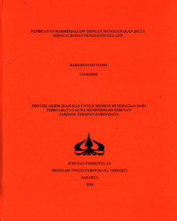 Image of PEMBUATAN MARSHMALLOW DENGAN MENGGUNAKAN JELLY SEBAGAI BAHAN PENGGANTI GELATIN